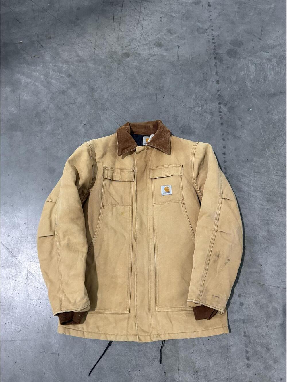 VTG Carhartt C03 Size Small Tan Arctic Traditional Coat